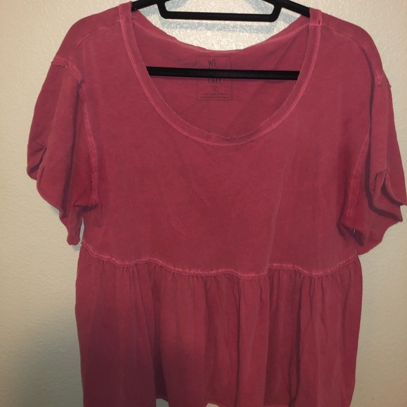 Free People Peplum T-Shirt - Picture 2 of 3